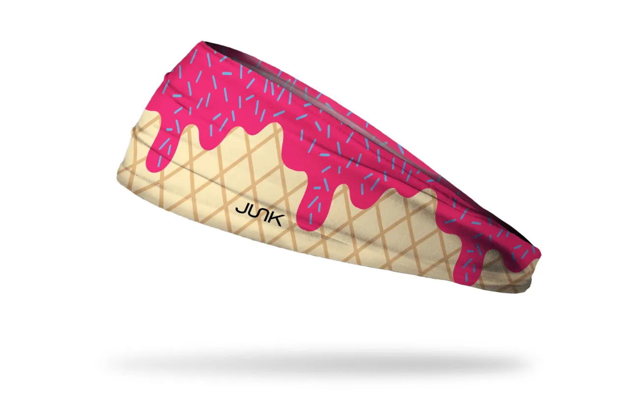 Hot Blue Sugar Cone Big Bang Lite Headband made by Junk