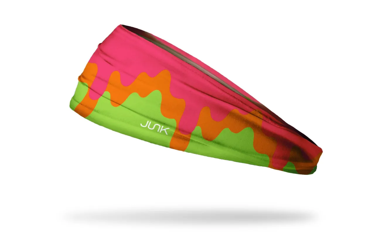 Rainbow Sherbert Drip Big Bang Lite Headband sold by JUNK Brands