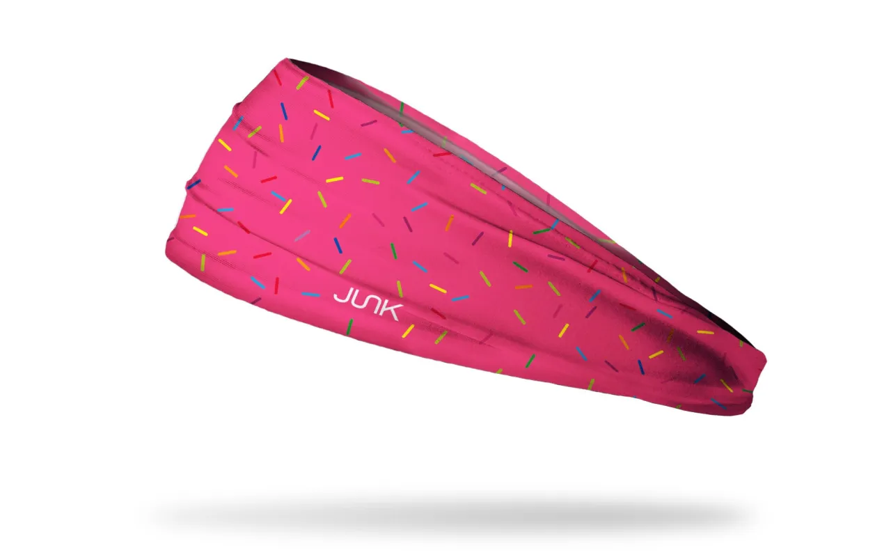 Berry Rainbow Sprinkle Big Bang Lite Headband sold by JUNK Brands