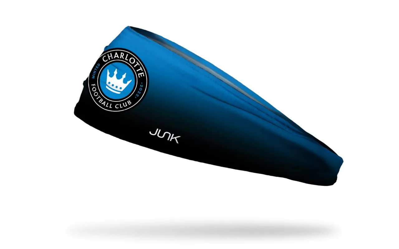 Charlotte FC: Equalizer Big Bang Lite Headband made by JUNK Brands