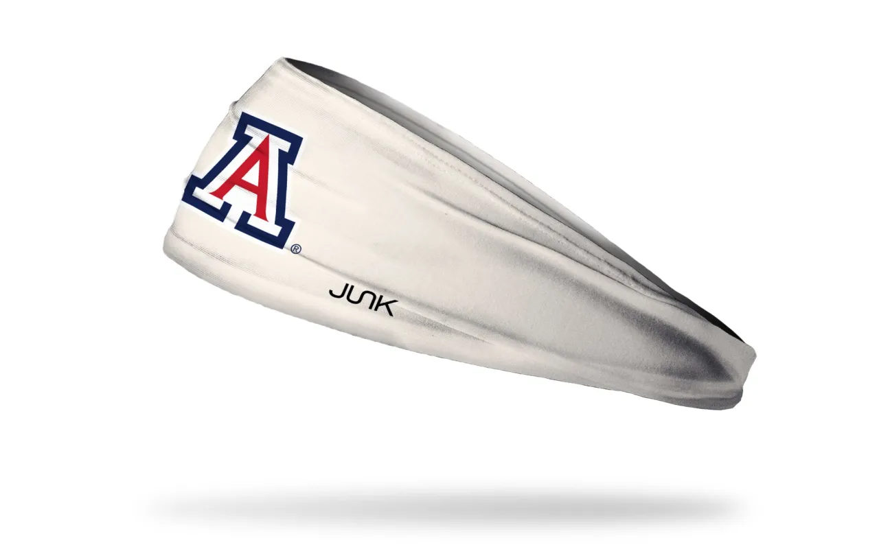 University of Arizona: Cream Big Bang Lite Headband sold by JUNK Brands
