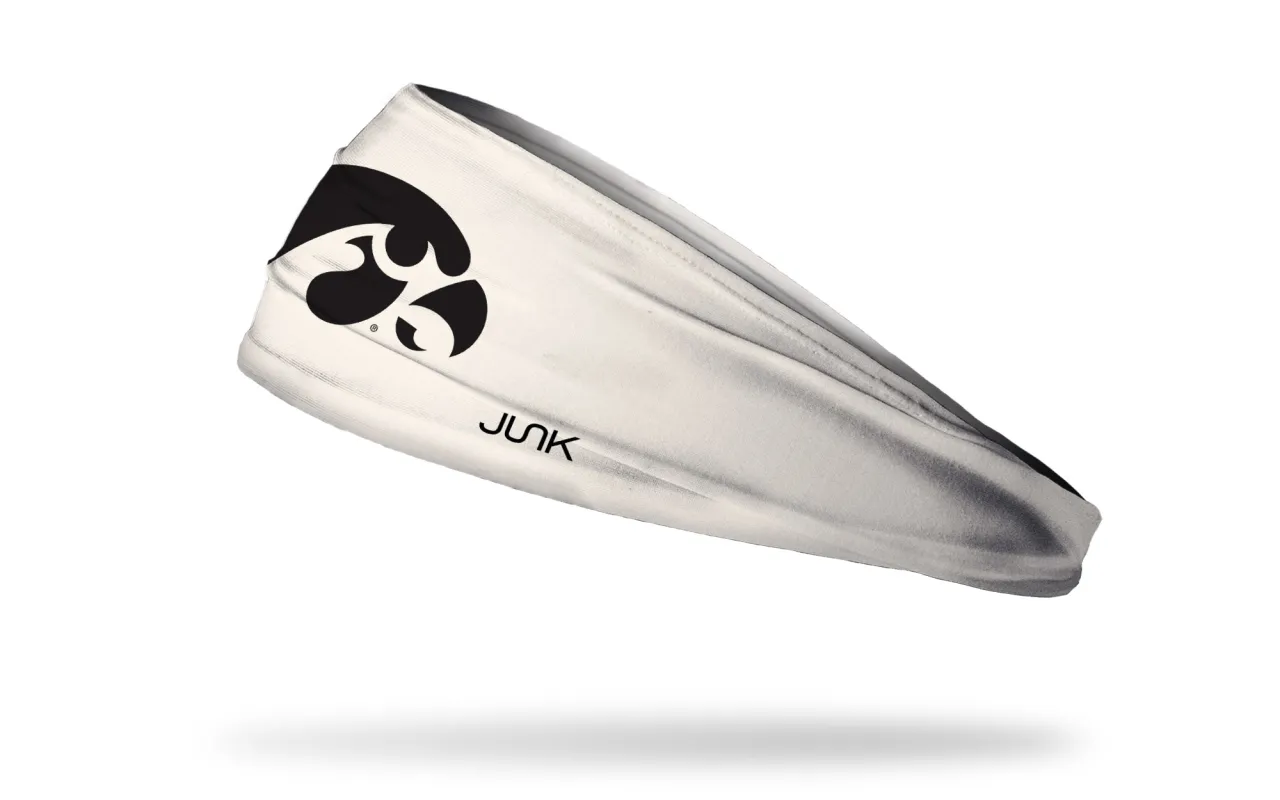 University of Iowa: Cream Big Bang Lite Headband sold by JUNK Brands