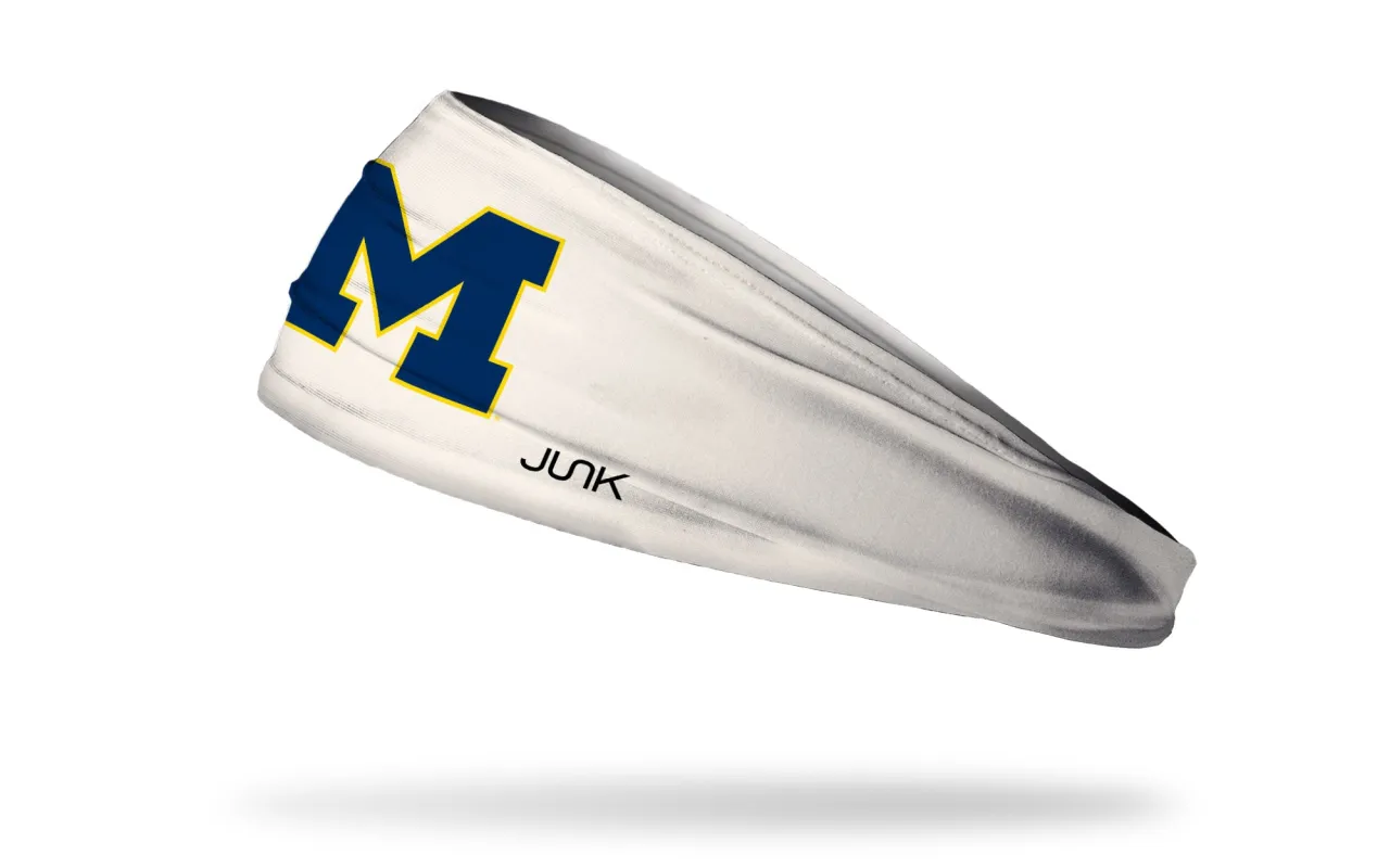 University of Michigan: Cream Big Bang Lite Headband sold by JUNK Brands