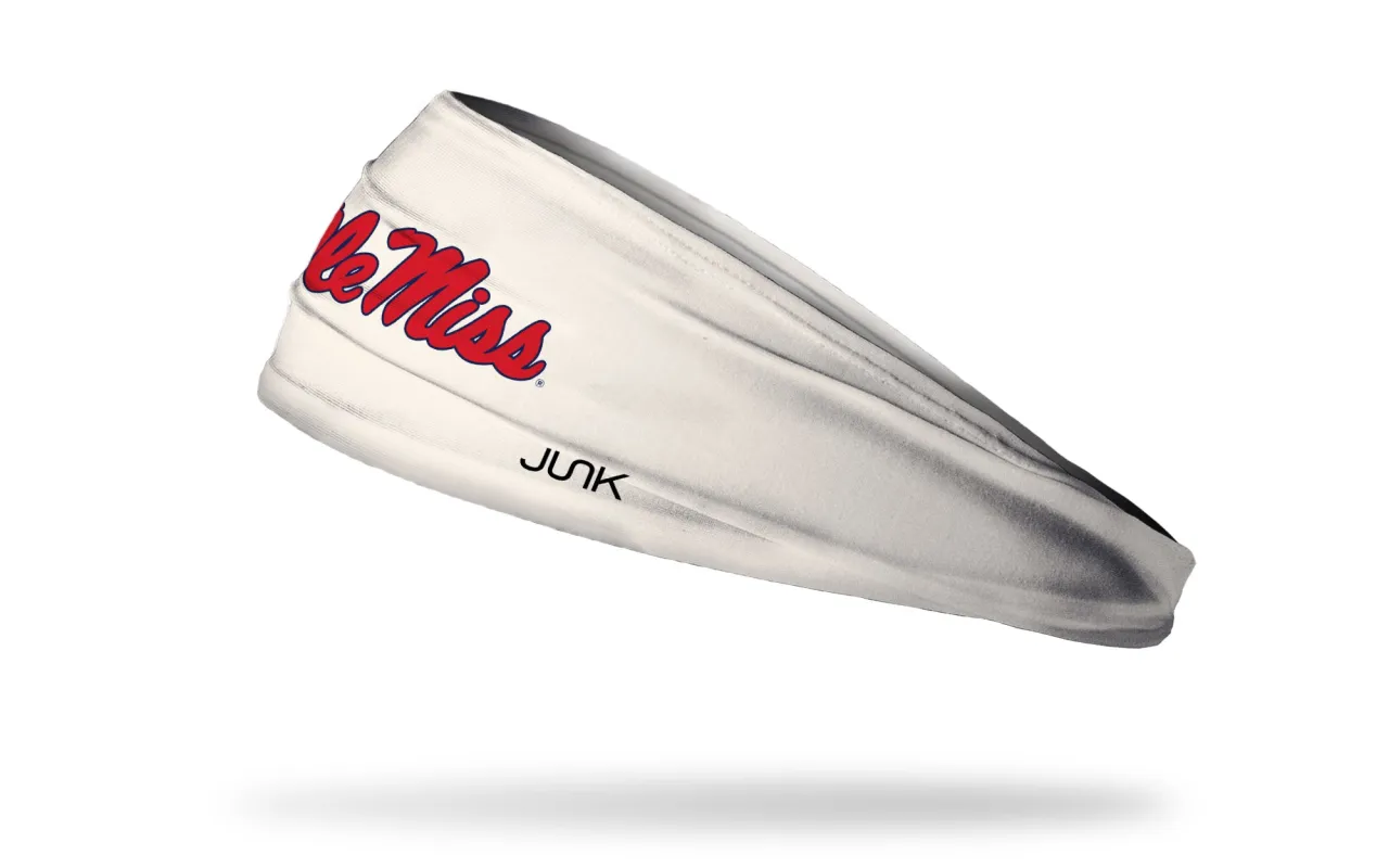 University of Mississippi: Cream Big Bang Lite Headband sold by JUNK Brands
