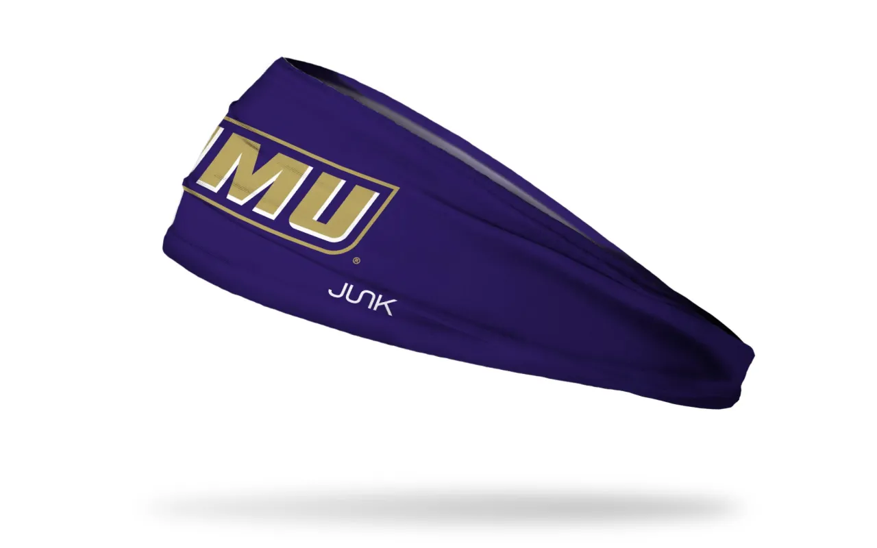 James Madison University: Purple Big Bang Lite Headband made by JUNK Brands
