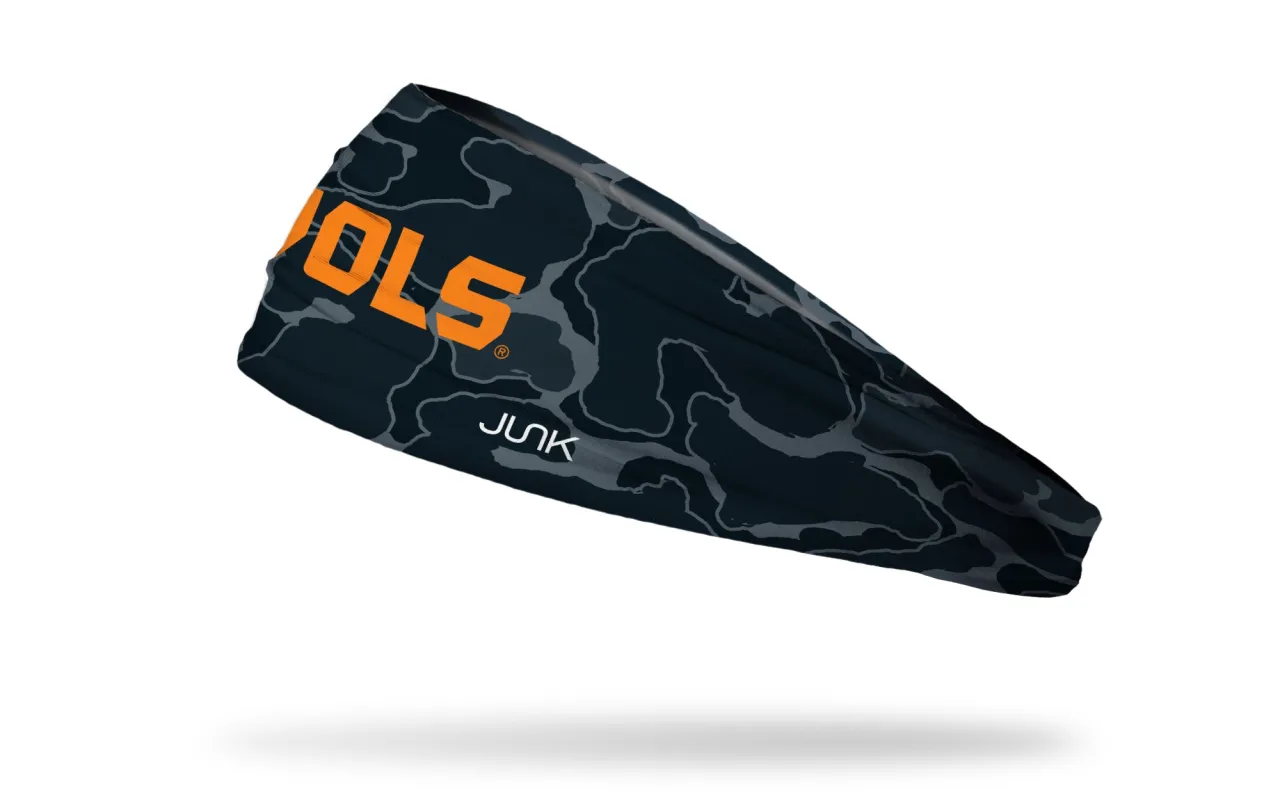 University of Tennessee: Camo Black Big Bang Lite Headband sold by JUNK Brands