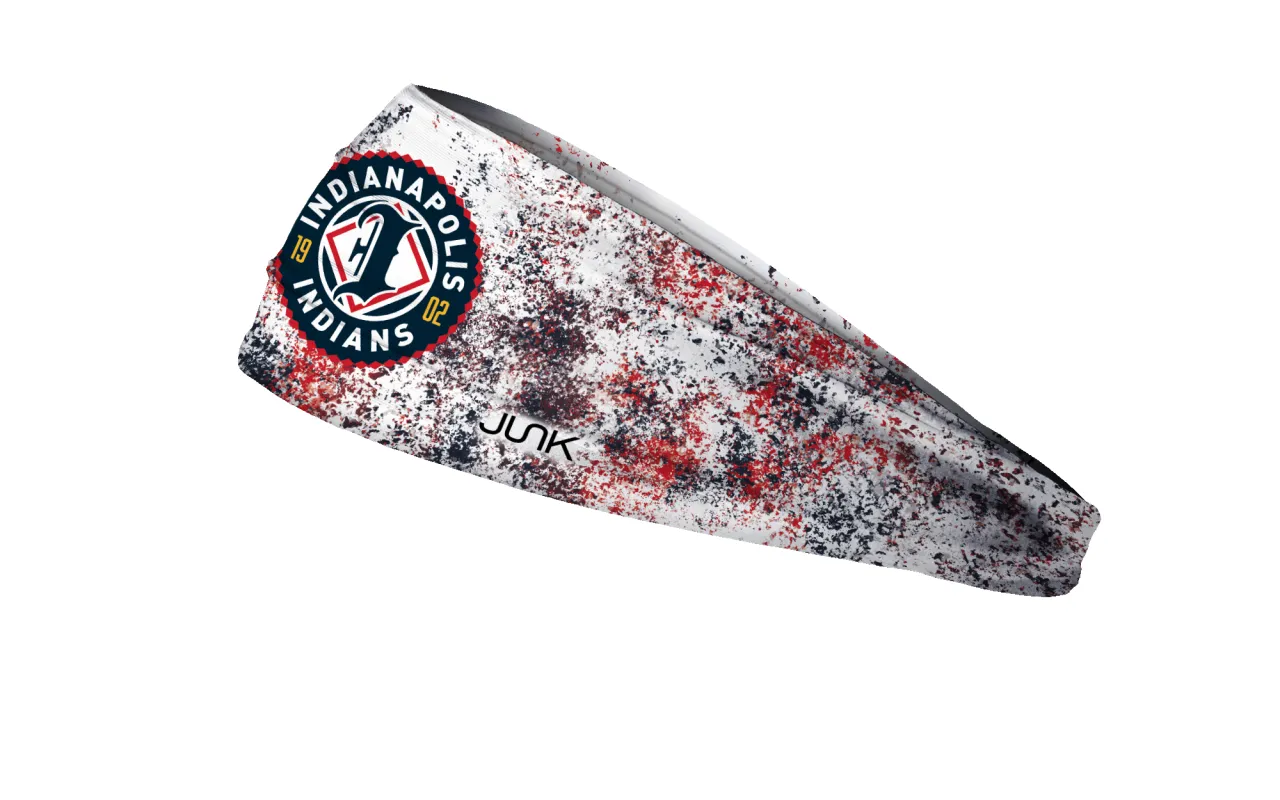 Indianapolis Indians: Stamped Big Bang Lite Headband made by JUNK Brands