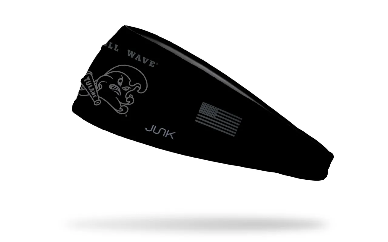 Tulane University: Roll Wave Big Bang Lite Headband made by JUNK Brands