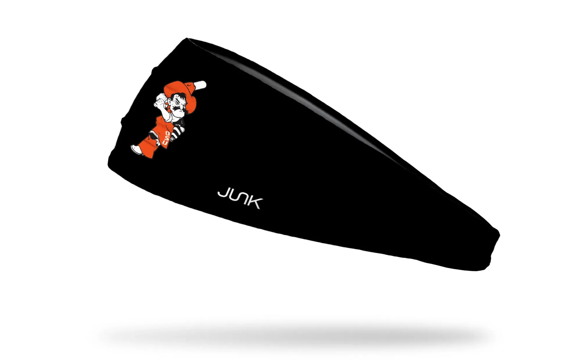 Oklahoma State University: Swingin' Pete Black Big Bang Lite Headband sold by JUNK Brands