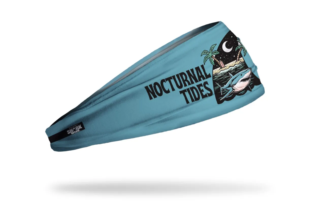 Shark Week: Nocturnal Tides Big Bang Lite Headband made by JUNK Brands