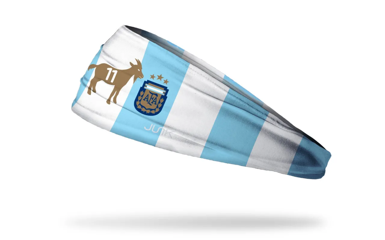 Argentina Football Association: Di María GOAT Big Bang Lite Headband made by JUNK Brands