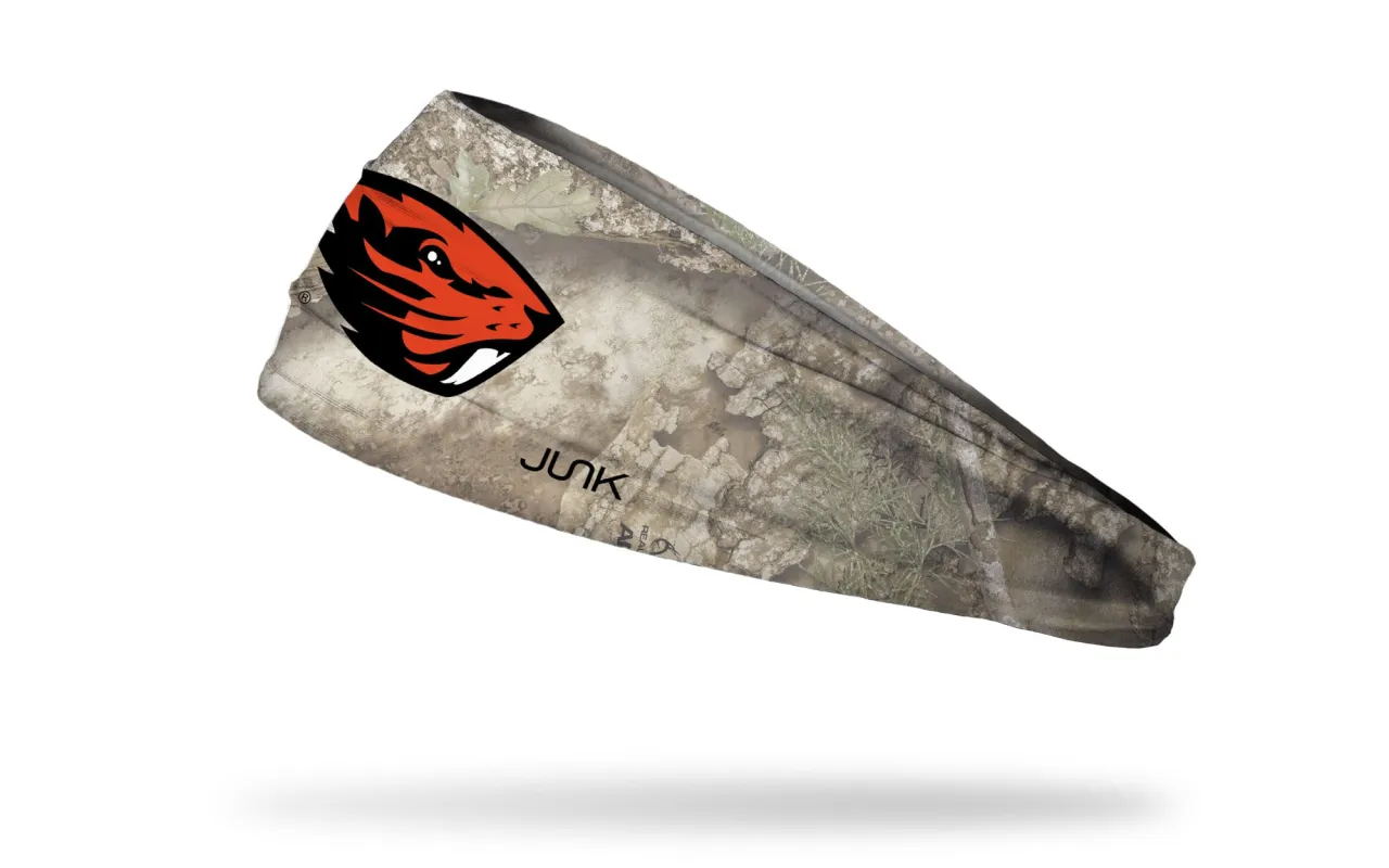 Oregon State University: Realtree Faded APX Big Bang Lite Headband made by JUNK Brands