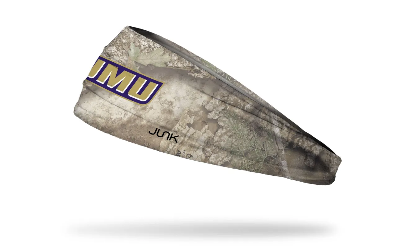 James Madison University: Realtree Faded APX Big Bang Lite Headband made by JUNK Brands