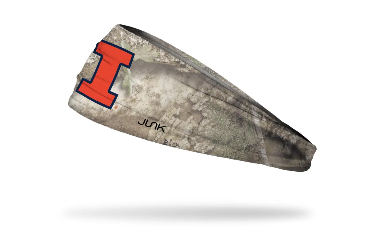 University of Illinois: Realtree Faded APX Big Bang Lite Headband made by JUNK Brands