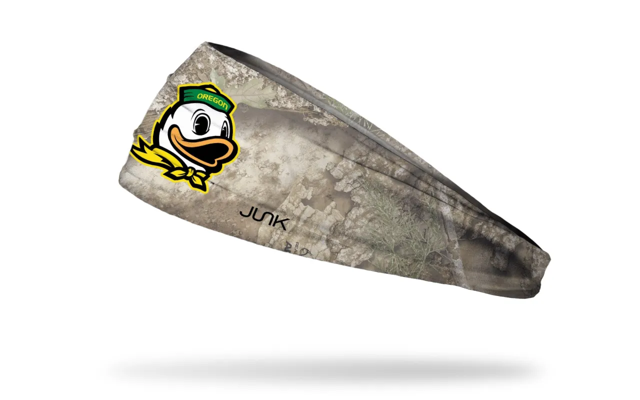 University of Oregon: Realtree Faded APX Big Bang Lite Headband made by JUNK Brands