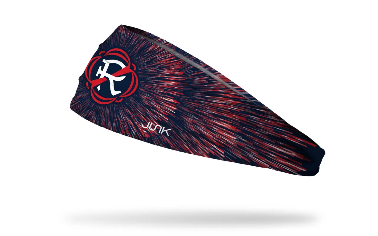 New England Revolution: Jersey 2026 Big Bang Lite Headband made by JUNK Brands