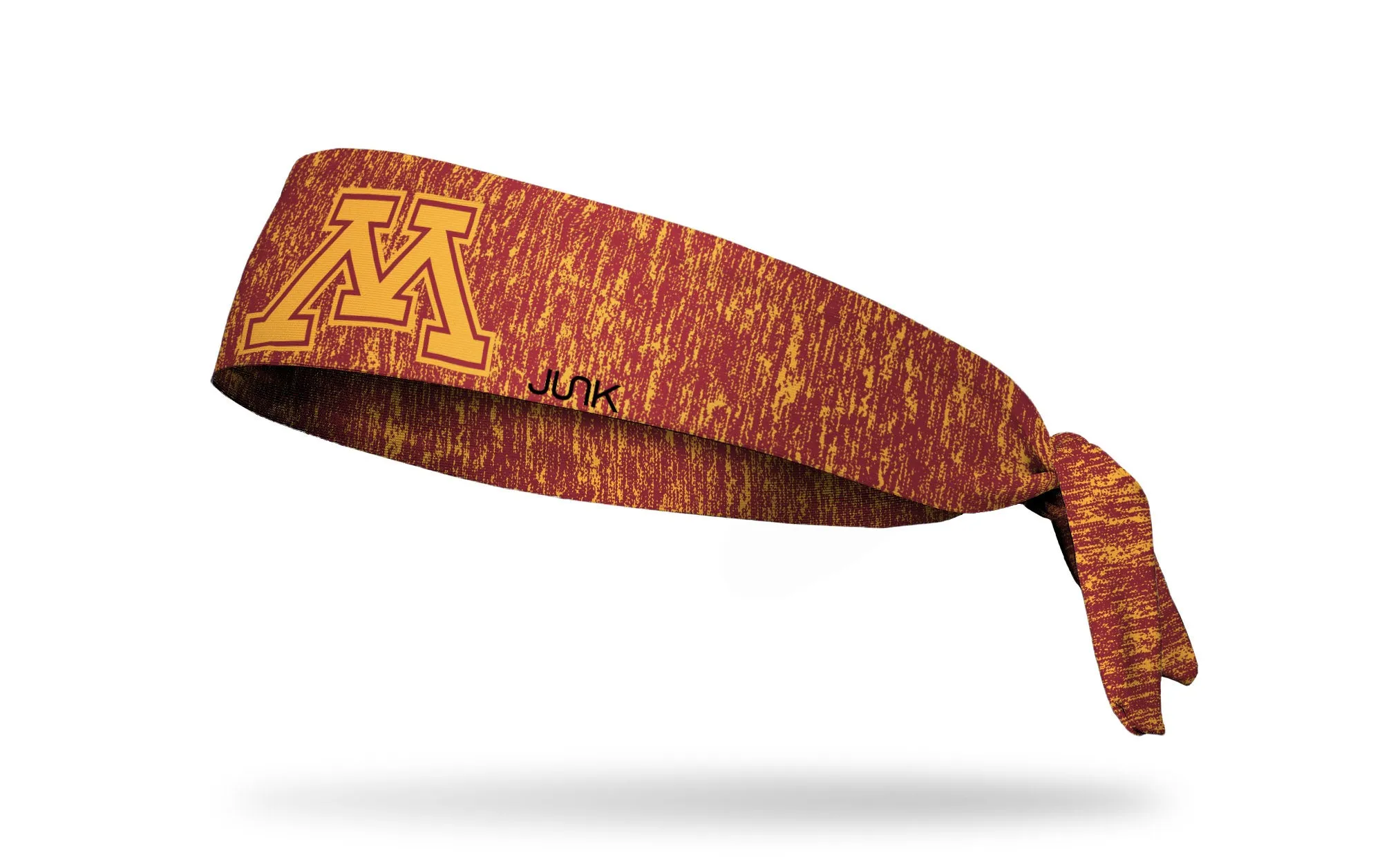 University of Minnesota: Logo Heathered Flex Tie Headband sold by JUNK Brands