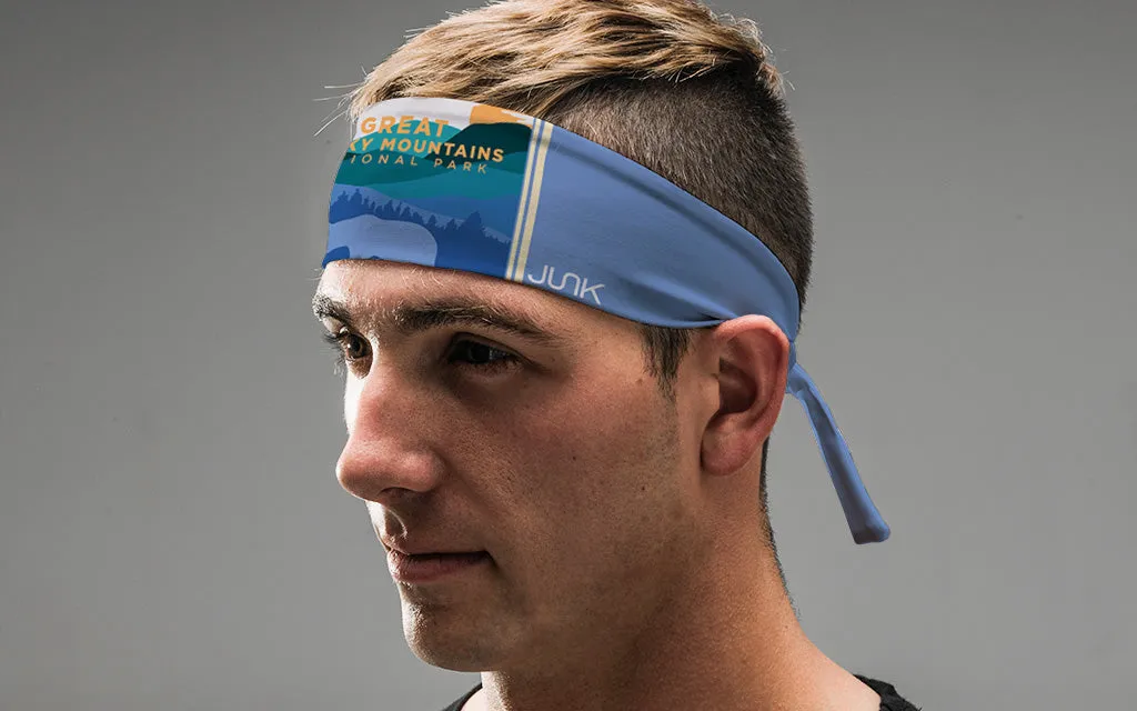 Smoky Mountains National Park Flex Tie Headband sold by JUNK Brands product image thumbnail 4