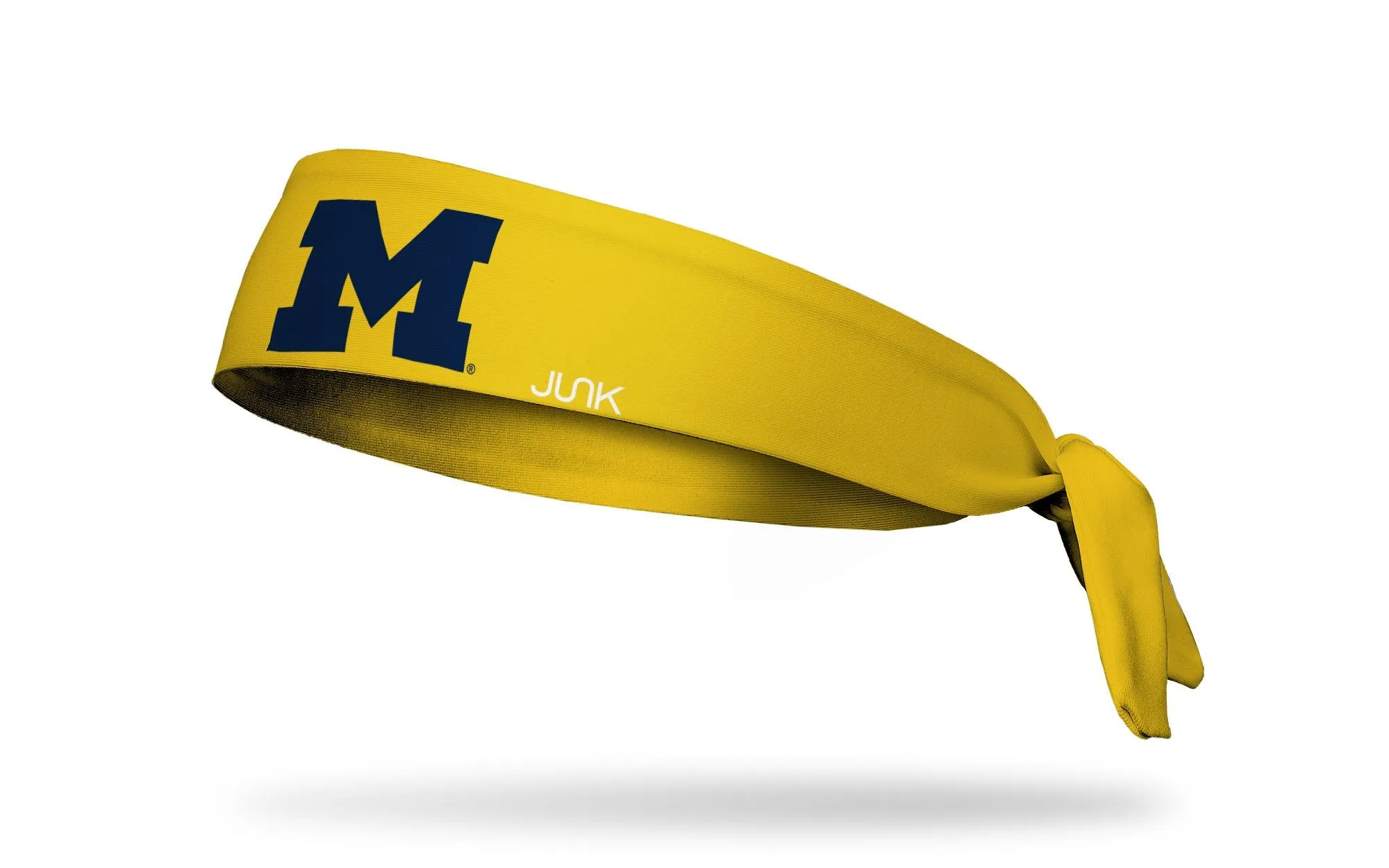 University of Michigan: Logo Maize Flex Tie Headband sold by JUNK Brands