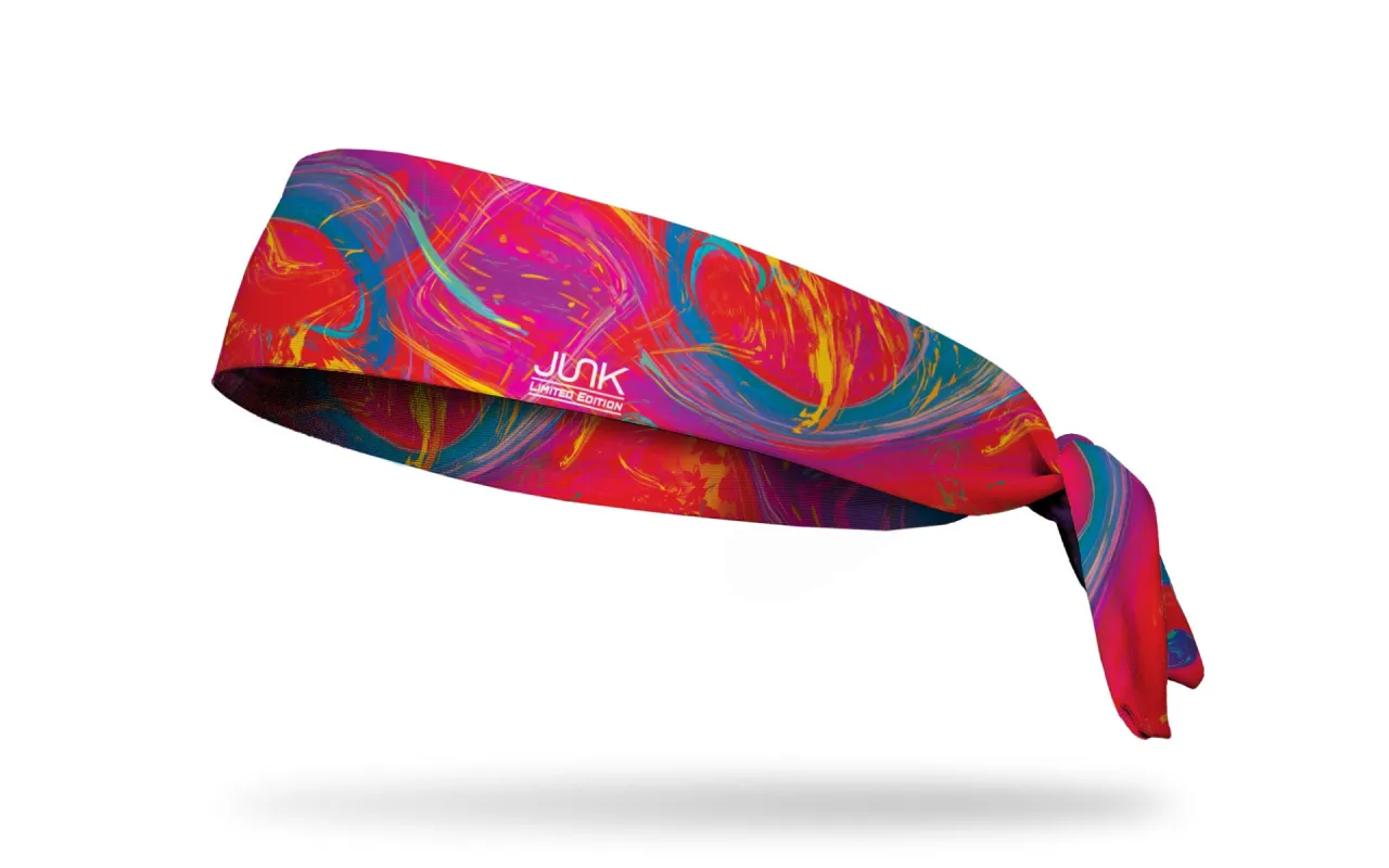 The Floor is Lava Flex Tie Headband - Limited Edition sold by JUNK Brands