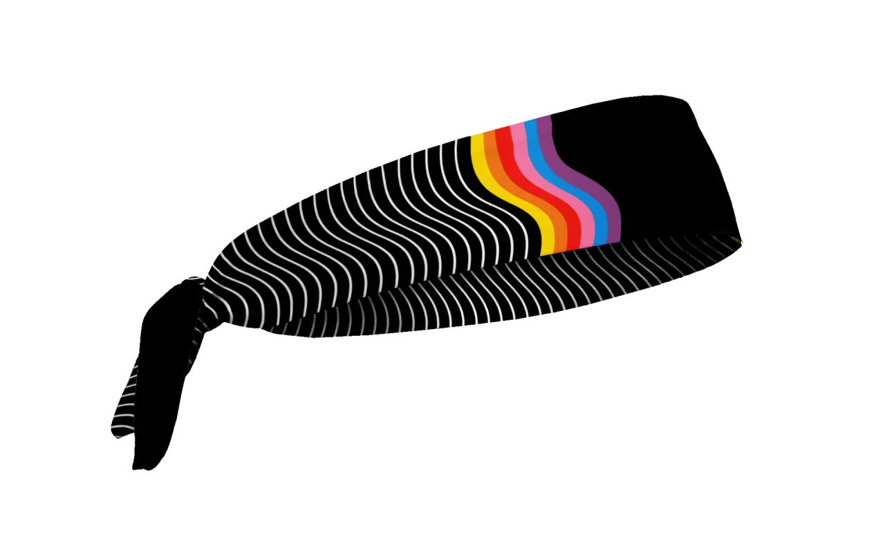 Color Drip Flex Tie Headband sold by JUNK Brands