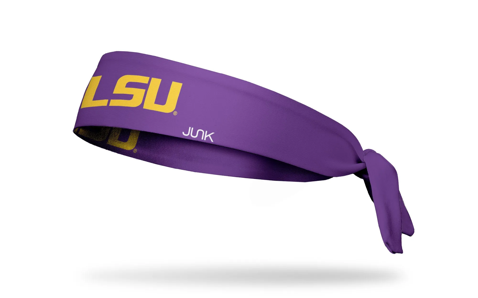 Louisiana State University: LSU Gold and Purple Flex Tie Headband sold by JUNK Brands
