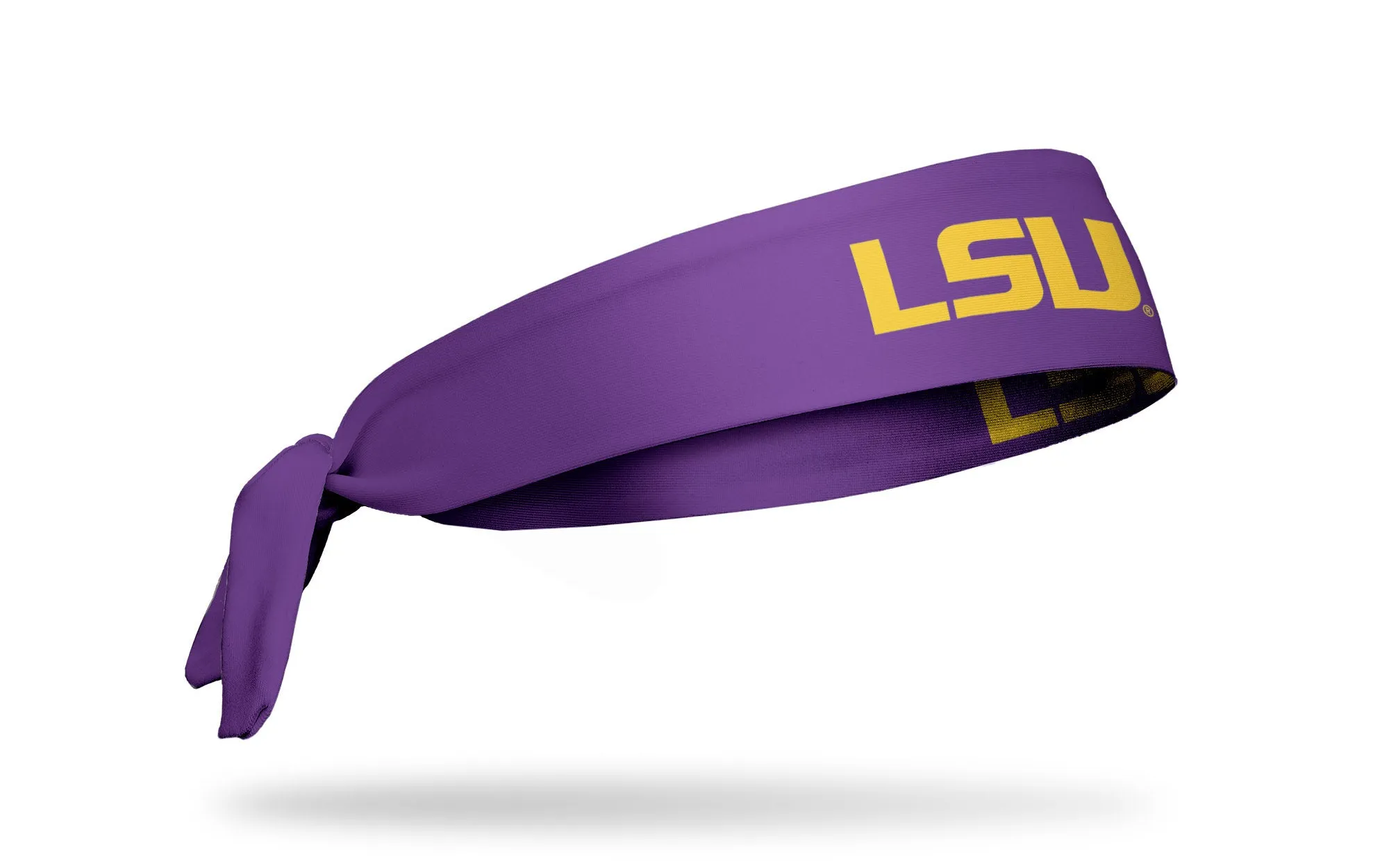 Louisiana State University: LSU Gold and Purple Flex Tie Headband sold by JUNK Brands product image thumbnail 2