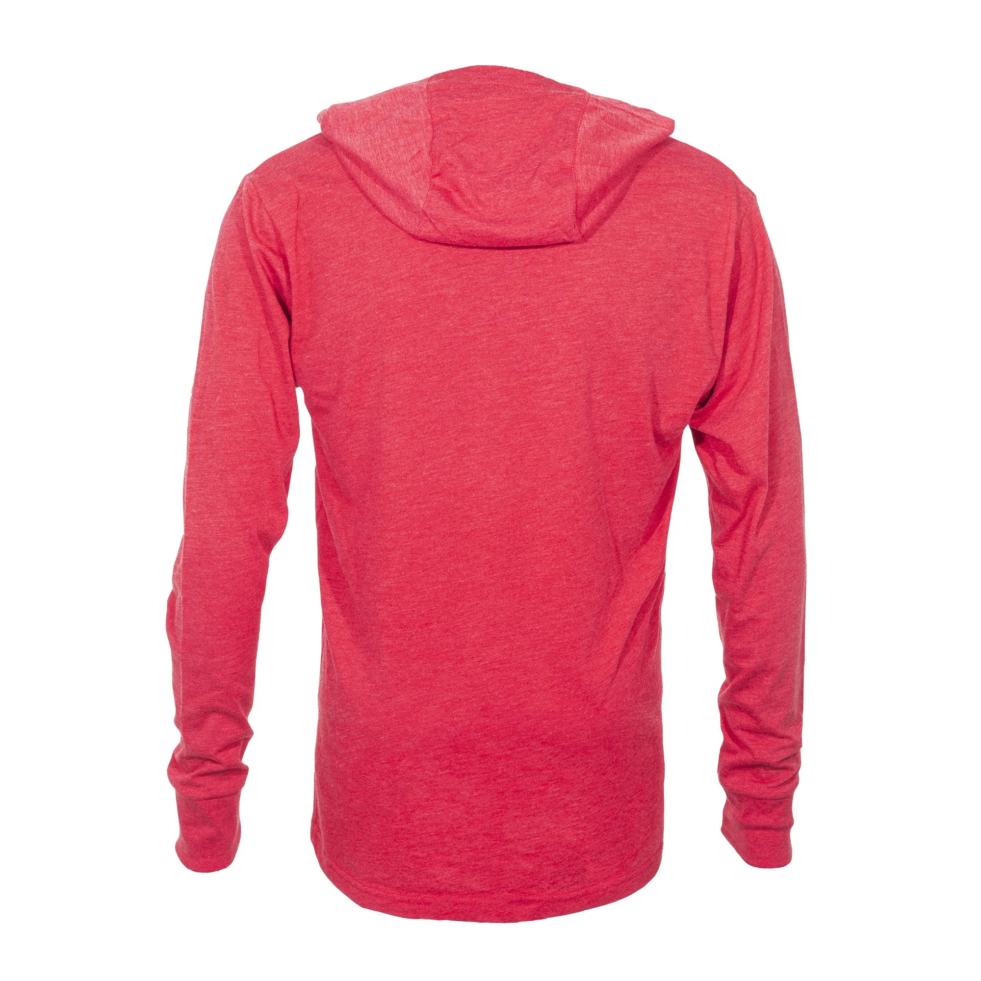 JUNK Tri-Blend Red Hooded Tee sold by JUNK Brands product image thumbnail 2