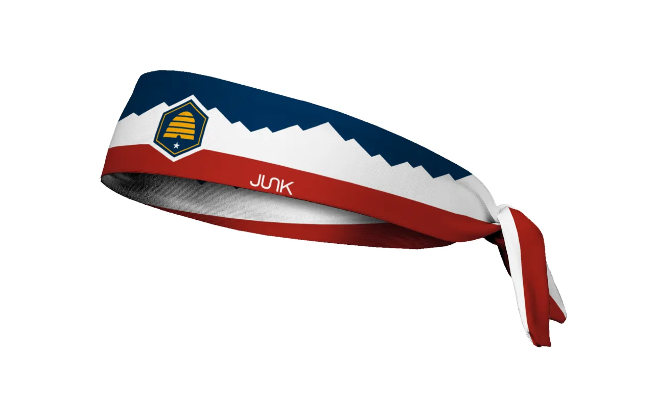 Utah State Flag Flex Tie Headband sold by JUNK Brands