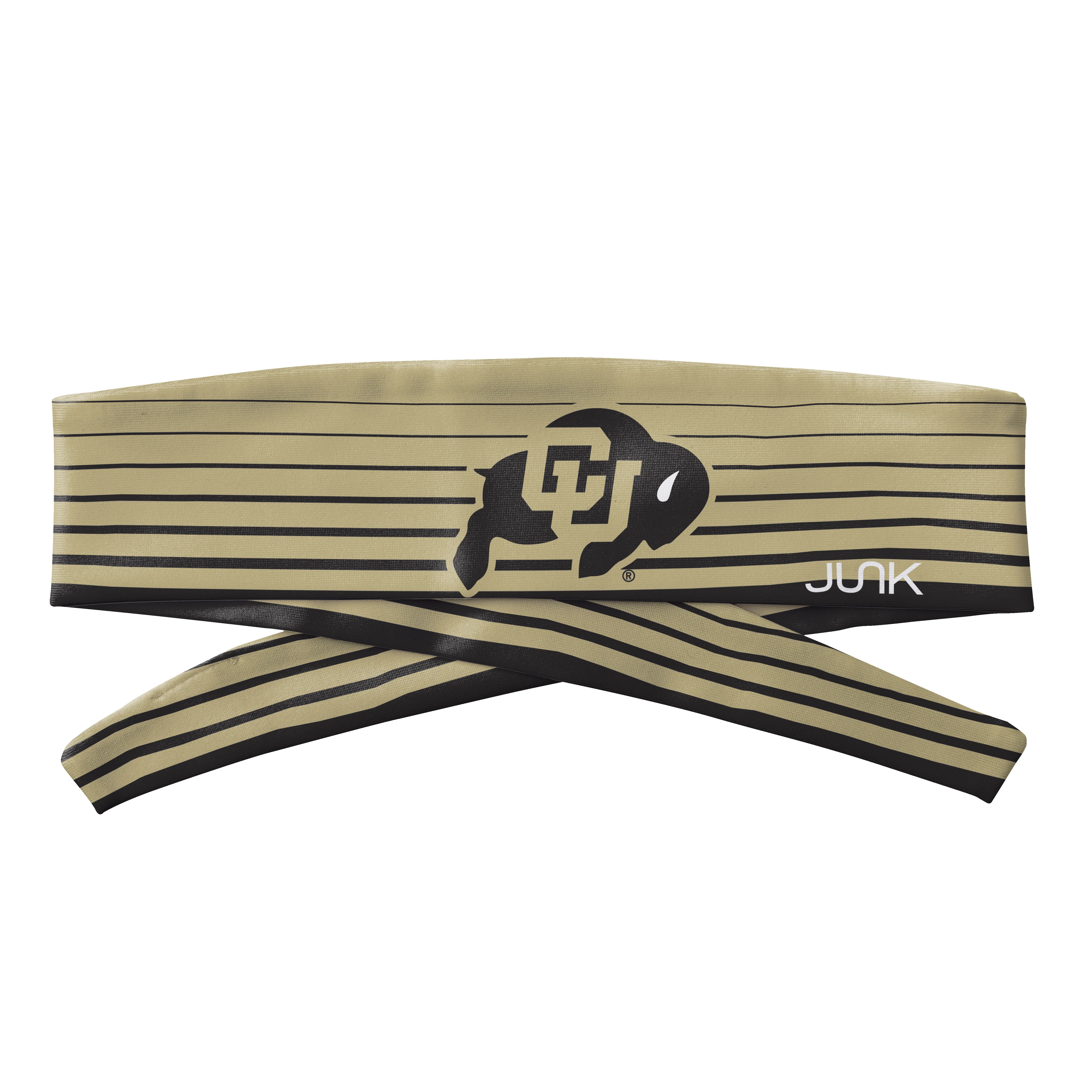University of Colorado: Gradient Stripe Flex Tie Headband sold by JUNK Brands product image thumbnail 3
