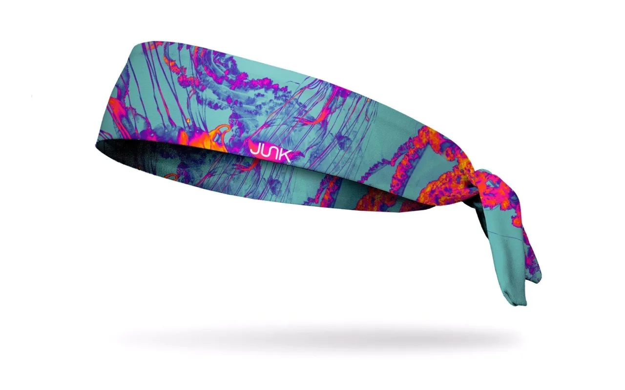 Psychedelic Smack Flex Tie Headband sold by JUNK Brands