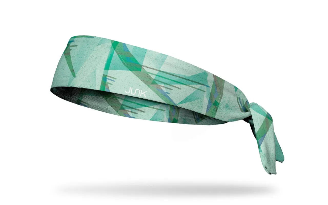 Aquamarine Flex Tie Headband - March sold by JUNK Brands