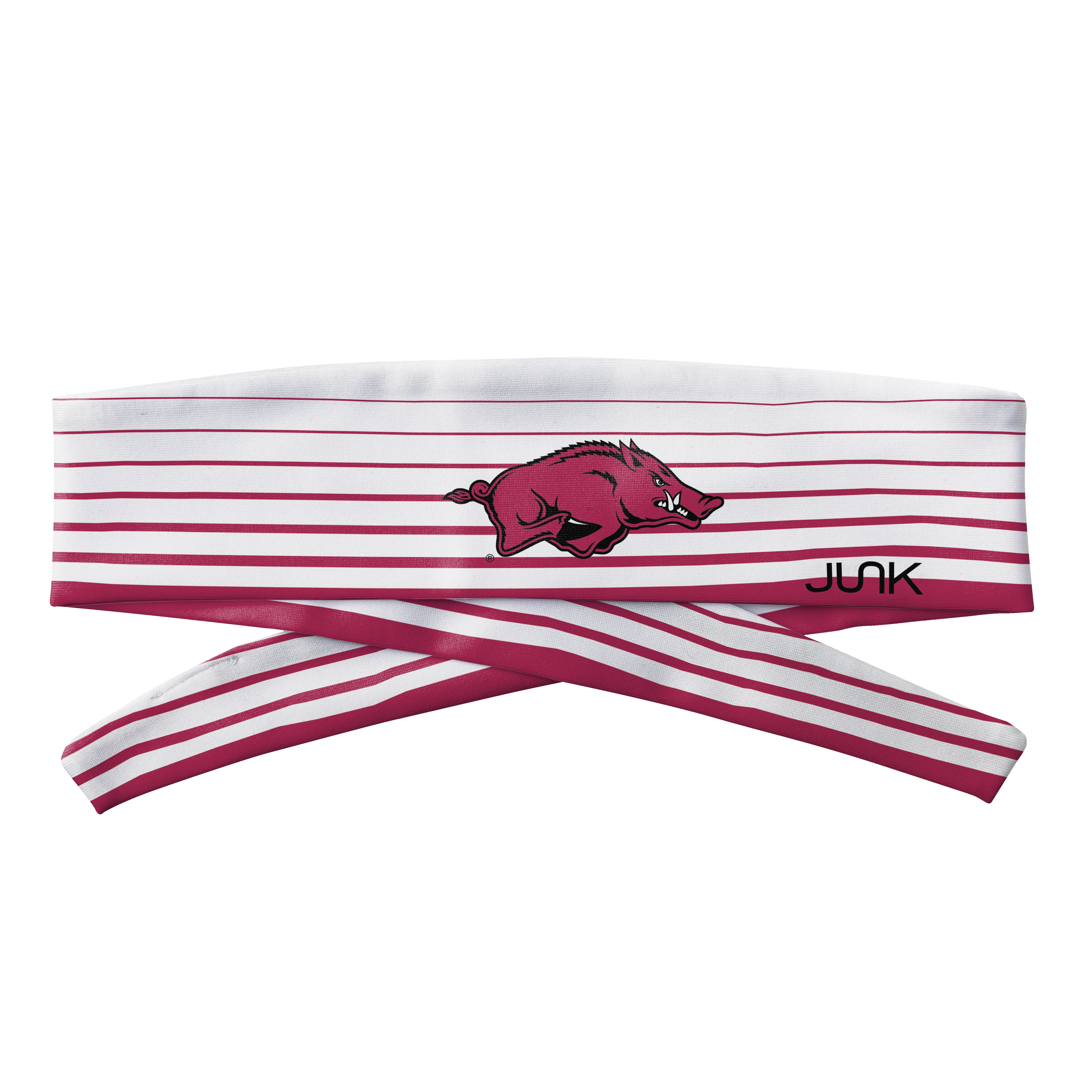 University of Arkansas: Gradient Stripe Flex Tie Headband sold by JUNK Brands product image thumbnail 3