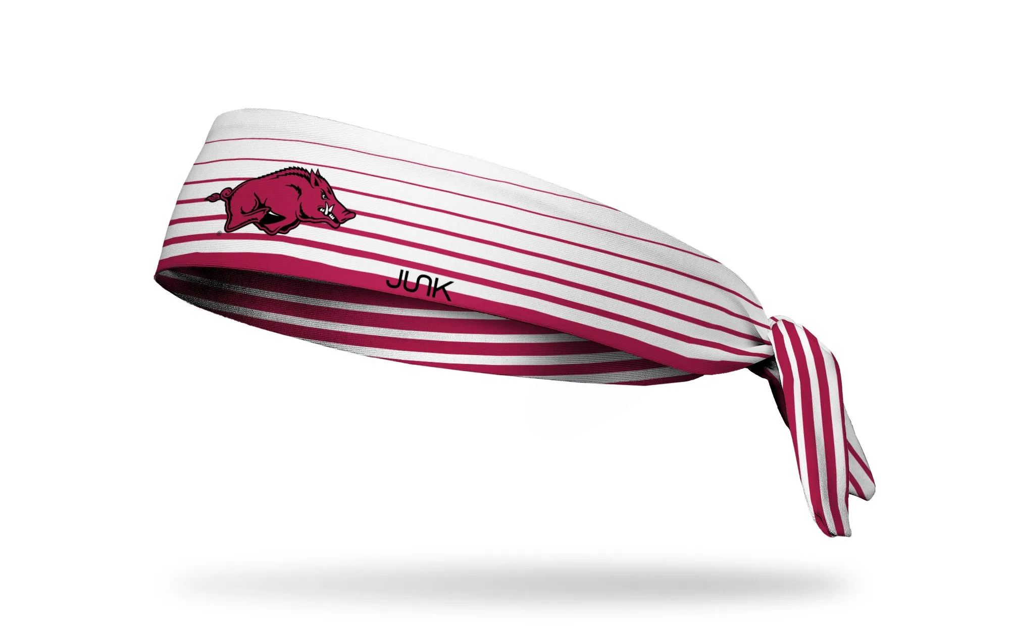 University of Arkansas: Gradient Stripe Flex Tie Headband sold by JUNK Brands