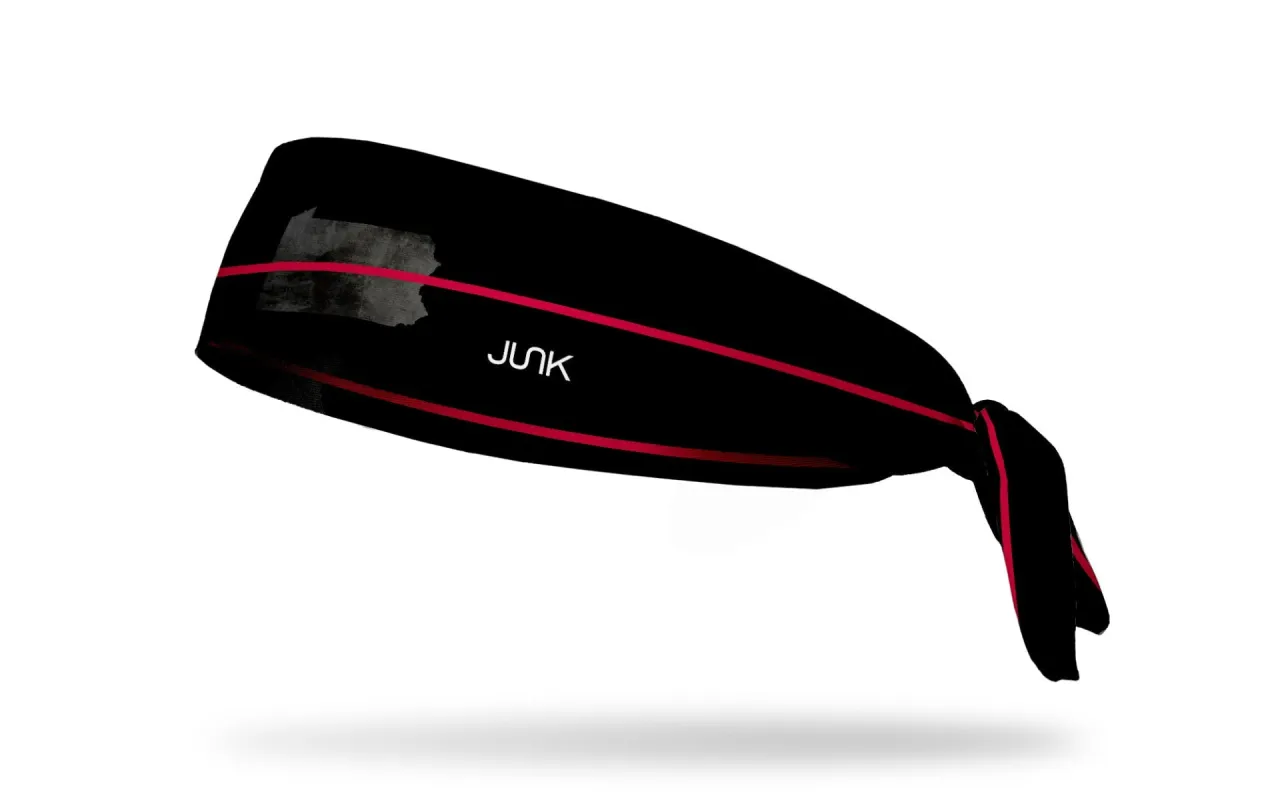 Pennsylvania Thin Red Line Flex Tie Headband sold by JUNK Brands