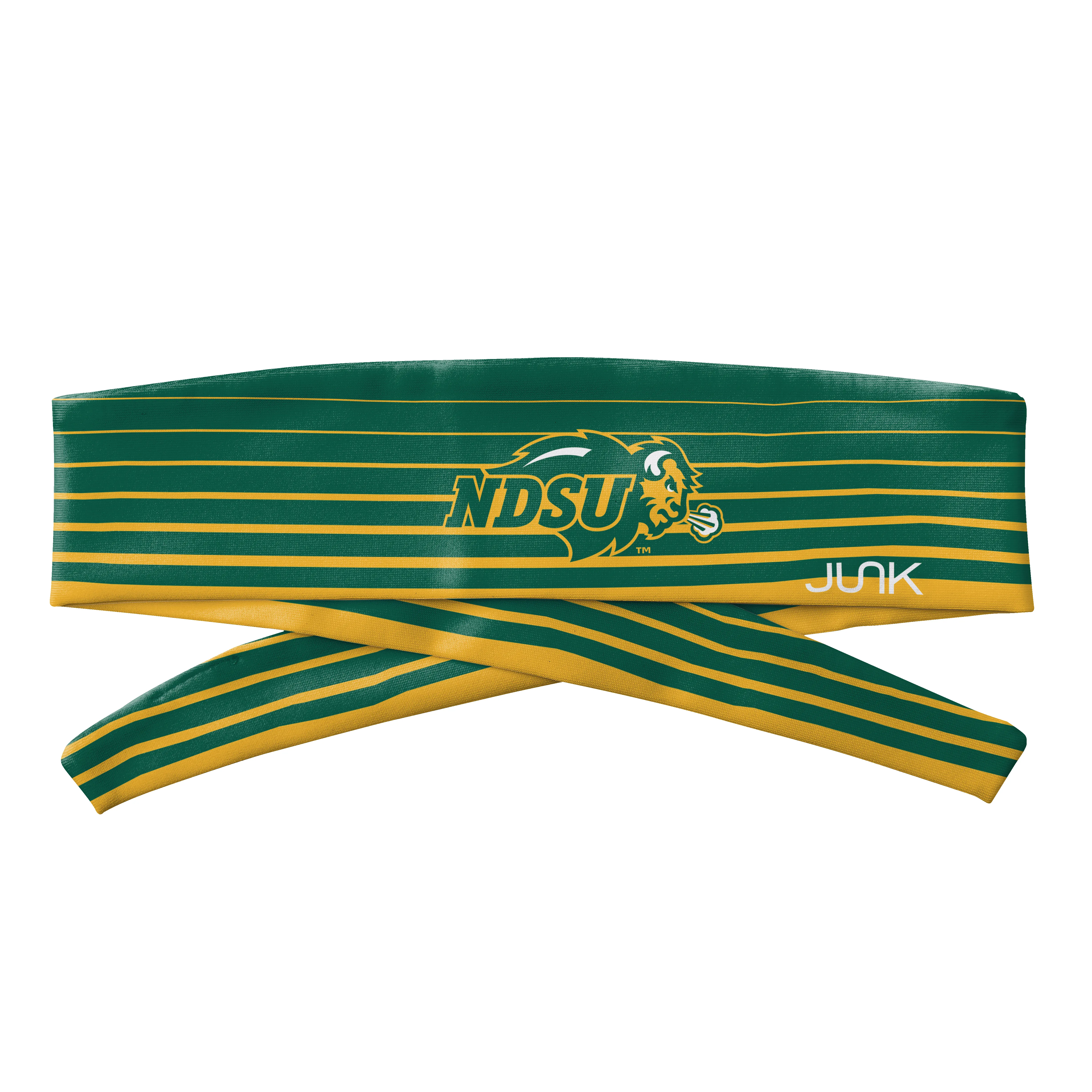 North Dakota State University: Gradient Stripe Flex Tie Headband sold by JUNK Brands product image thumbnail 3