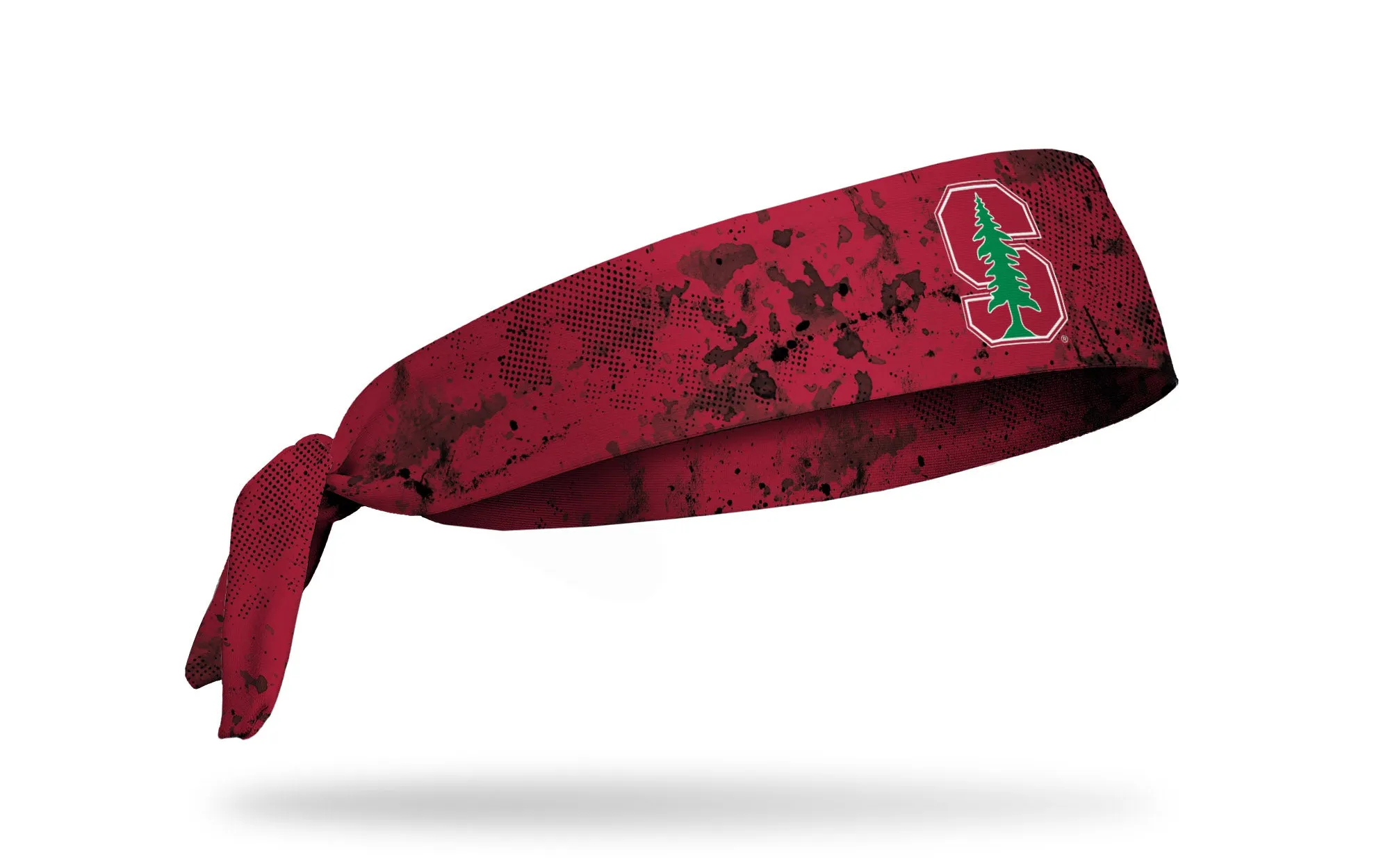 Stanford University: Grunge Cardinal Flex Tie Headband sold by JUNK Brands product image thumbnail 2