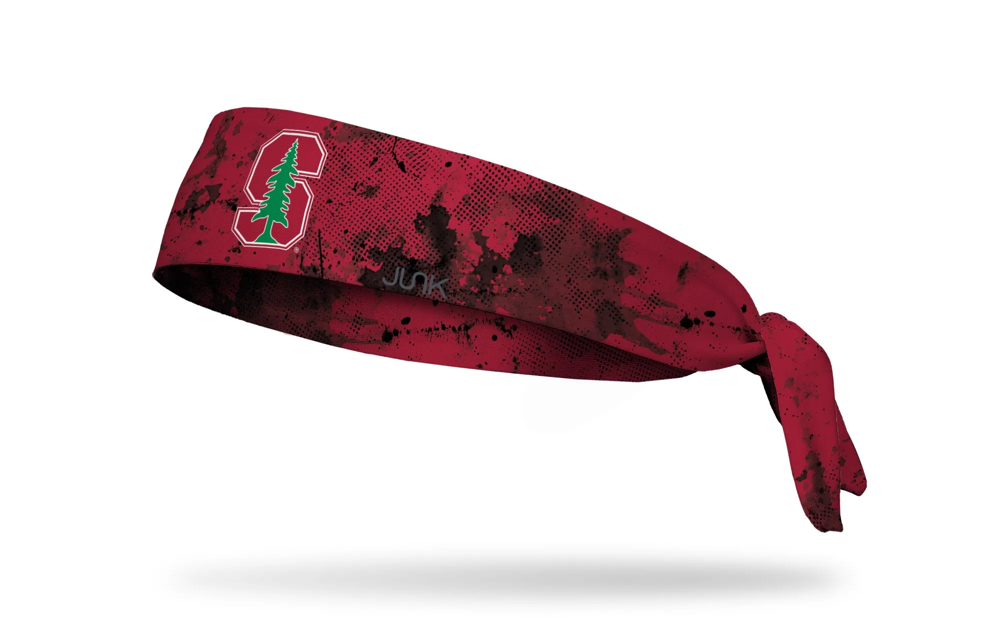 Stanford University: Grunge Cardinal Flex Tie Headband sold by JUNK Brands
