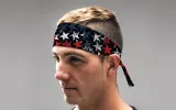War Horse Tie Headband sold by JUNK Brands