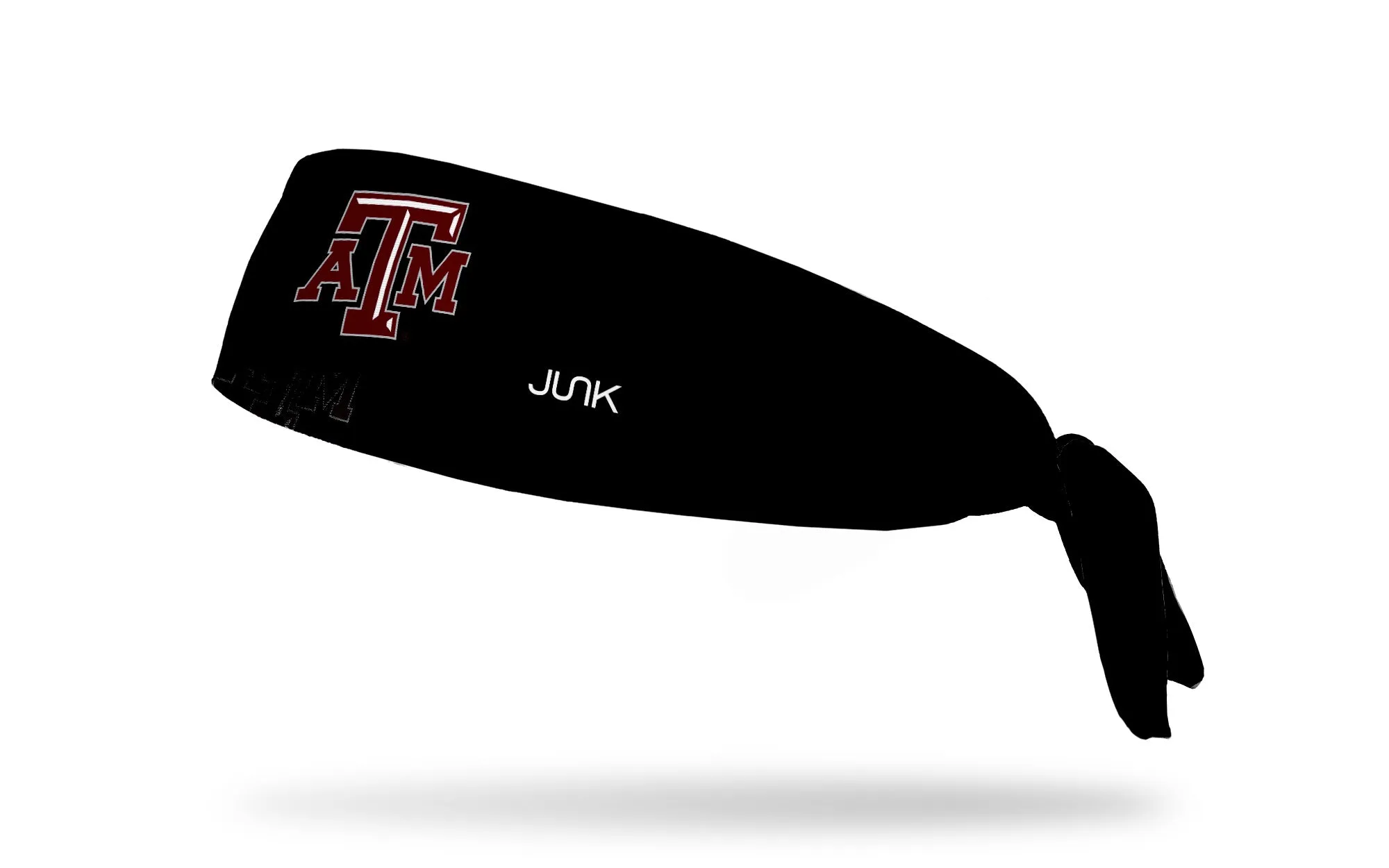 Texas A&M University: A&M Black Flex Tie Headband sold by JUNK Brands