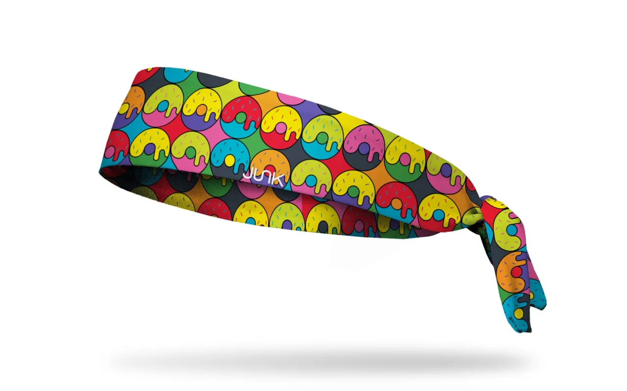 Donut Diptych Flex Tie Headband sold by JUNK Brands