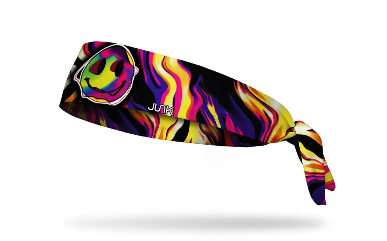 Hallucinogenics Flex Tie Headband sold by JUNK Brands