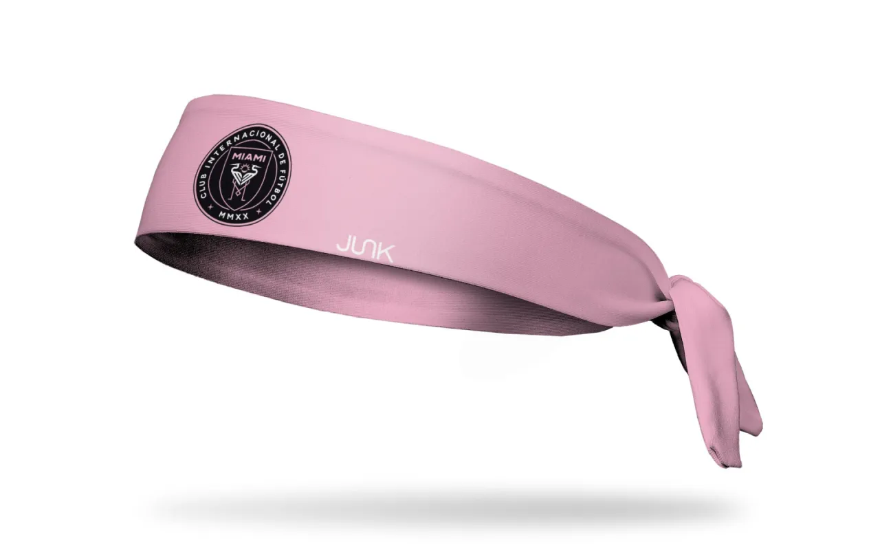 Inter Miami CF: Logo Pink Flex Tie Headband sold by JUNK Brands