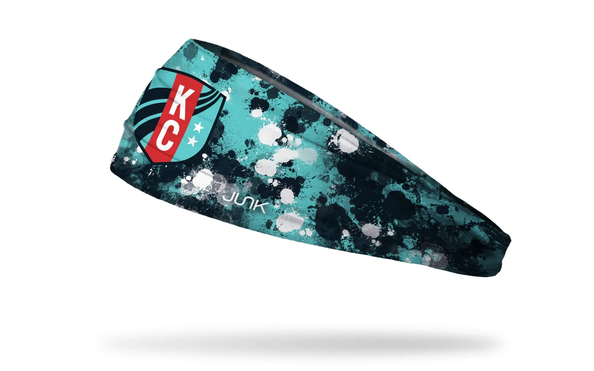 Kansas City Current: Splatter Big Bang Lite Headband sold by JUNK Brands