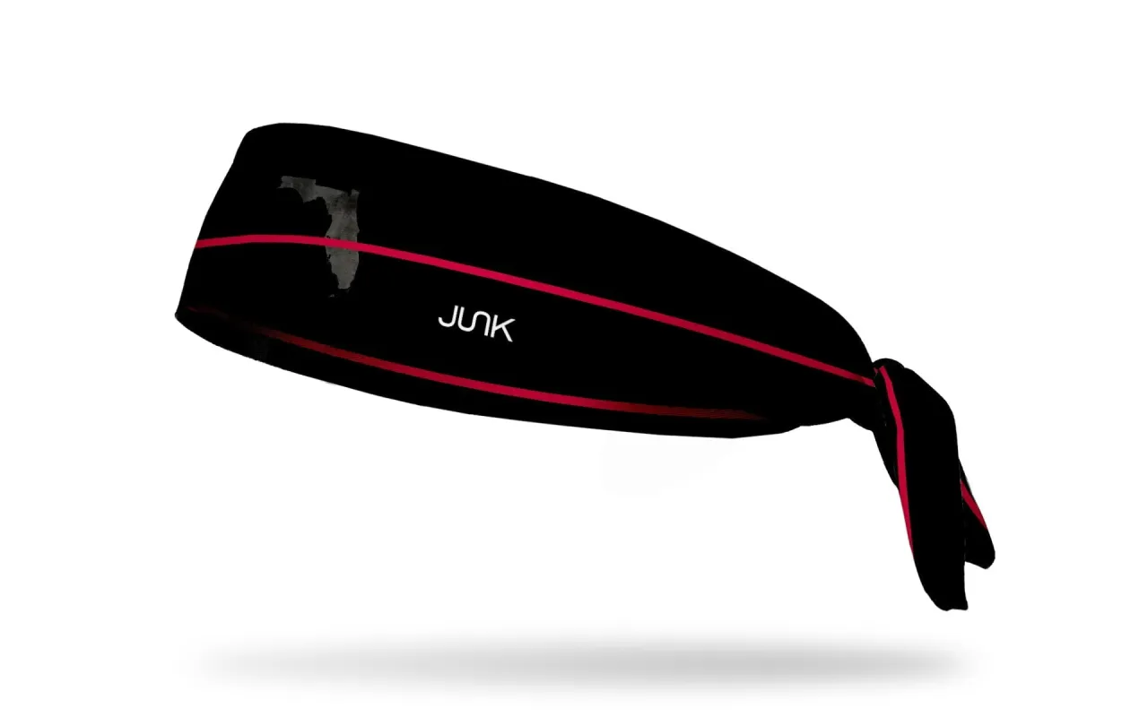 Florida Thin Red Line Flex Tie Headband sold by JUNK Brands