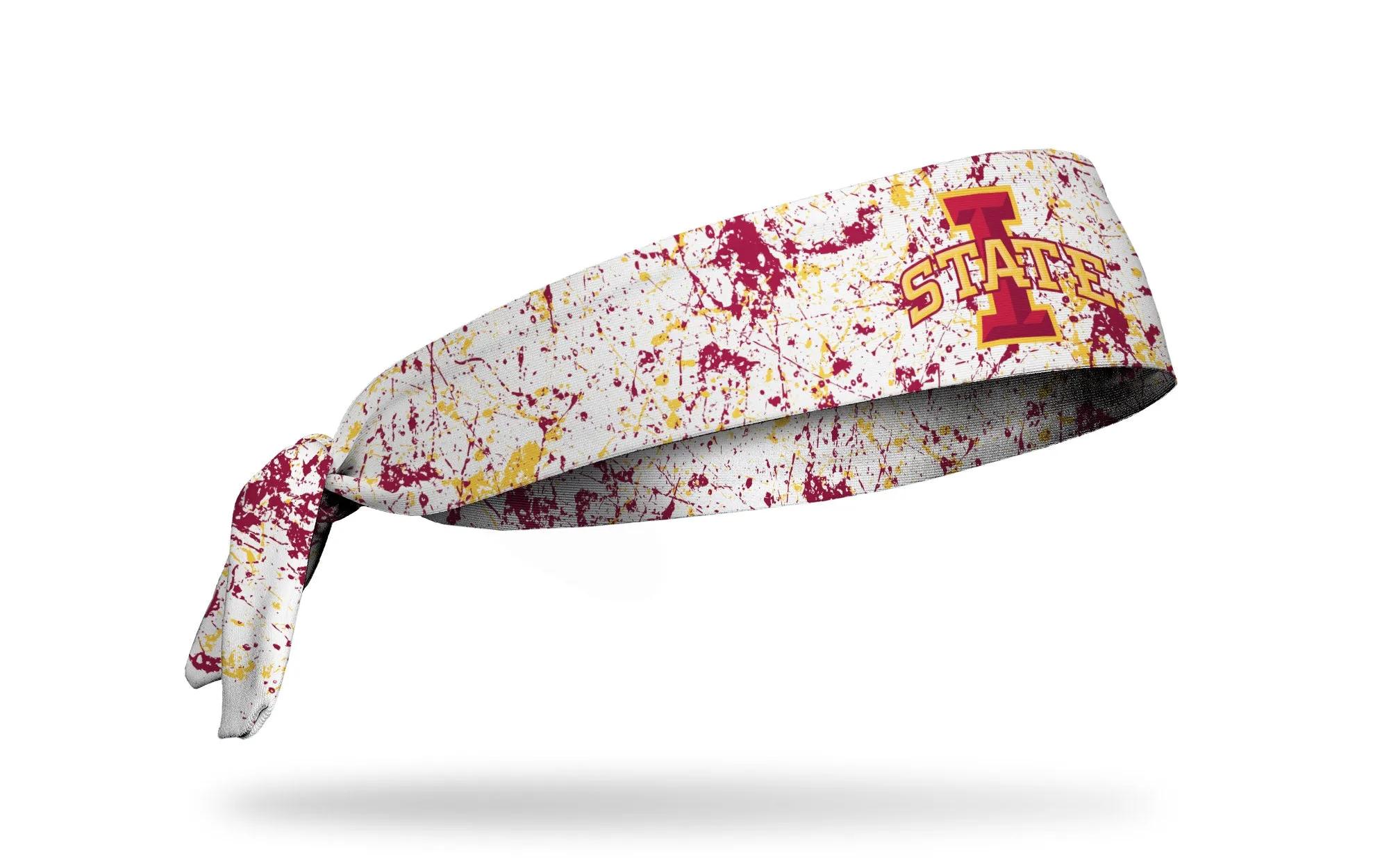 Iowa State University: Splatter White Flex Tie Headband sold by JUNK Brands product image thumbnail 2