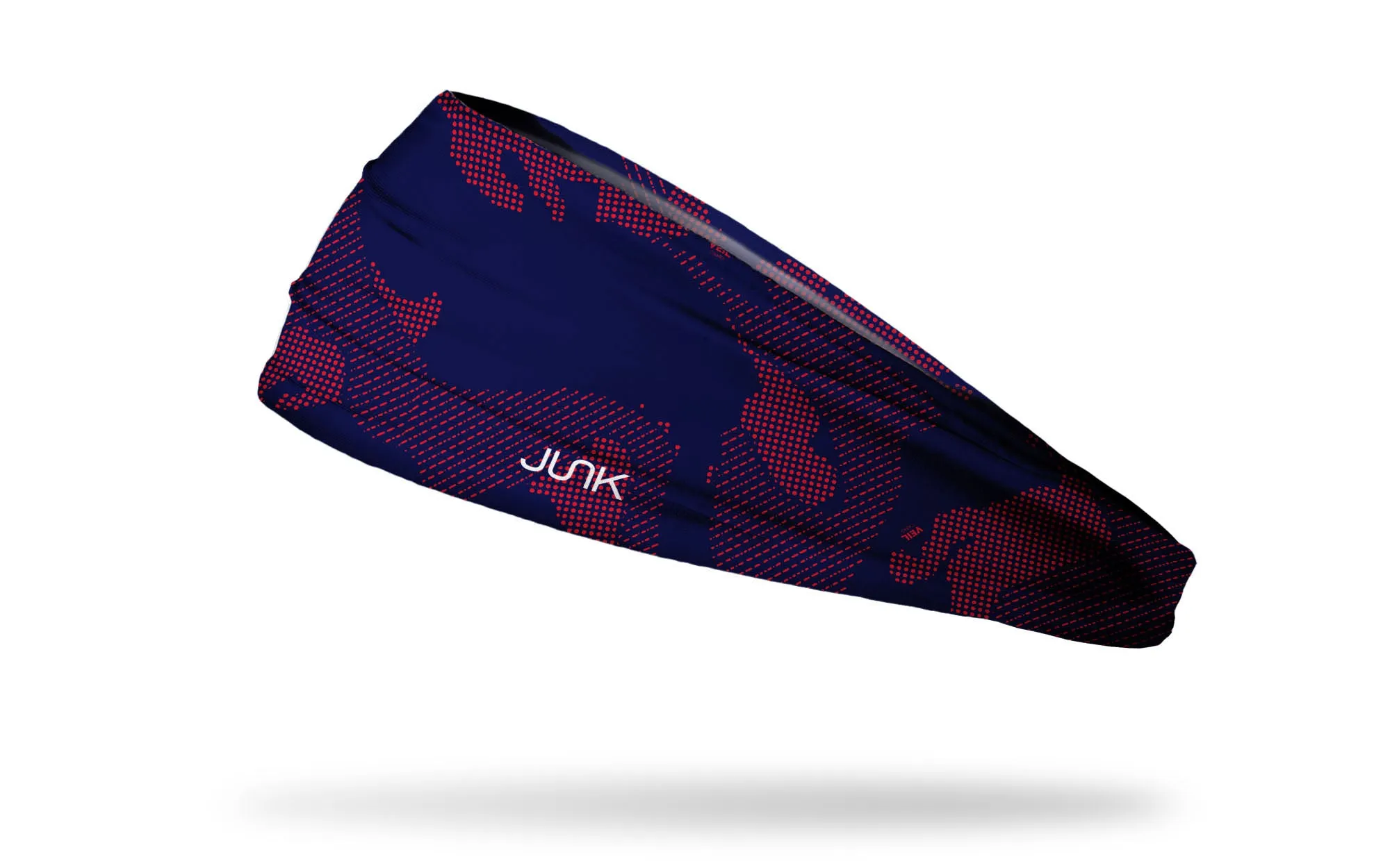 Veil: NanoWeave Royal Red Big Bang Lite Headband sold by JUNK Brands