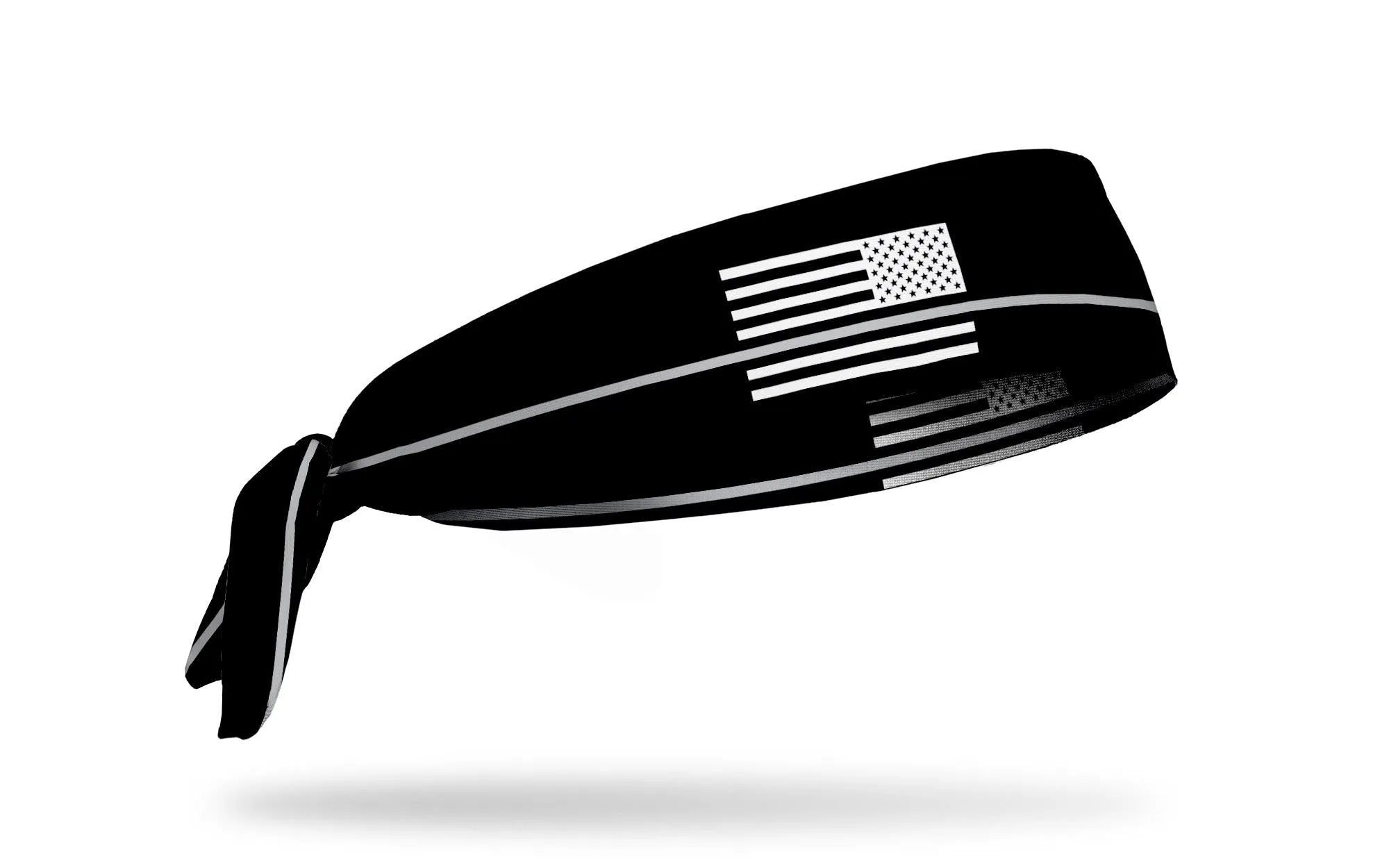 Thin Silver Line Flex Tie Headband sold by JUNK Brands