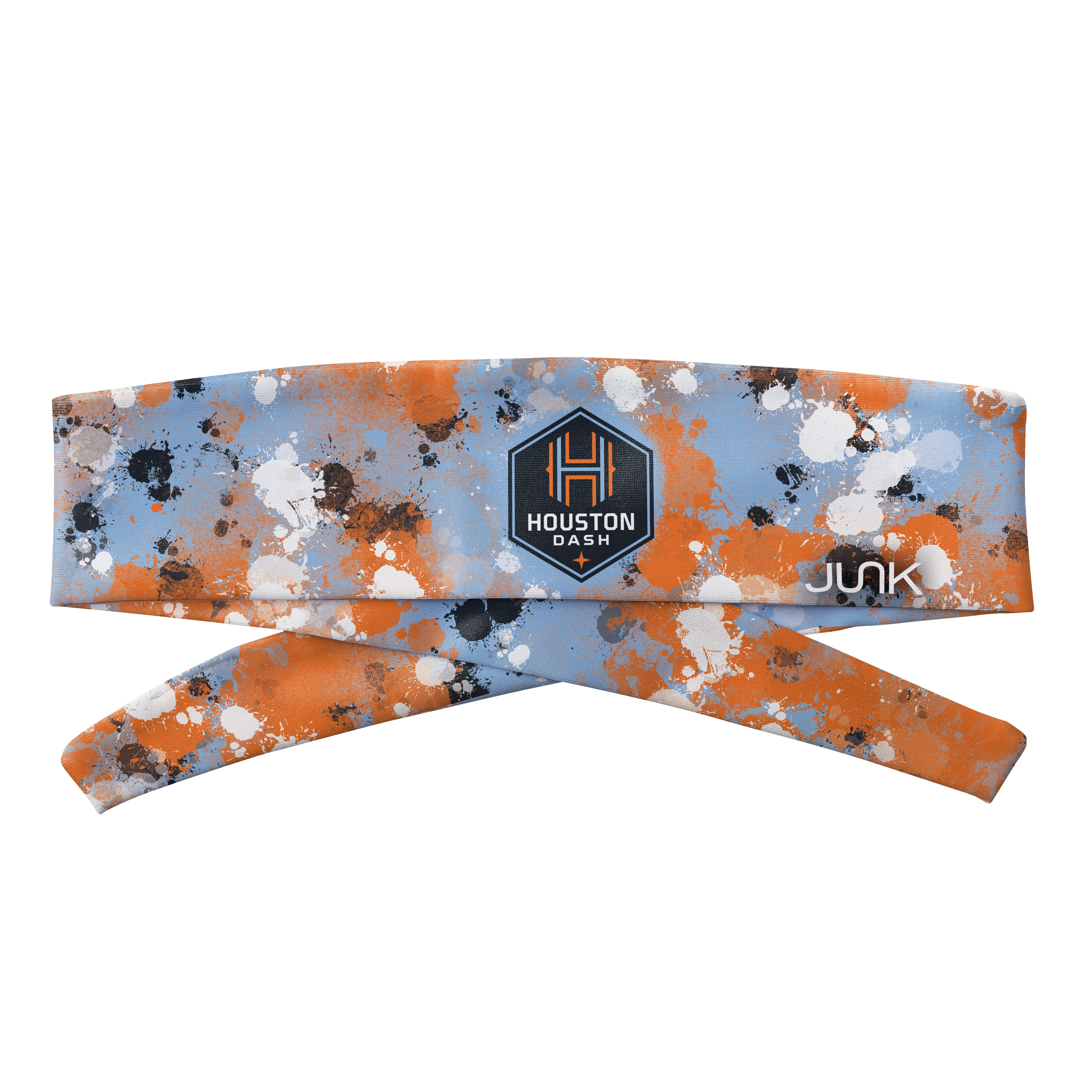 Houston Dash: Splatter Flex Tie Headband sold by JUNK Brands product image thumbnail 3