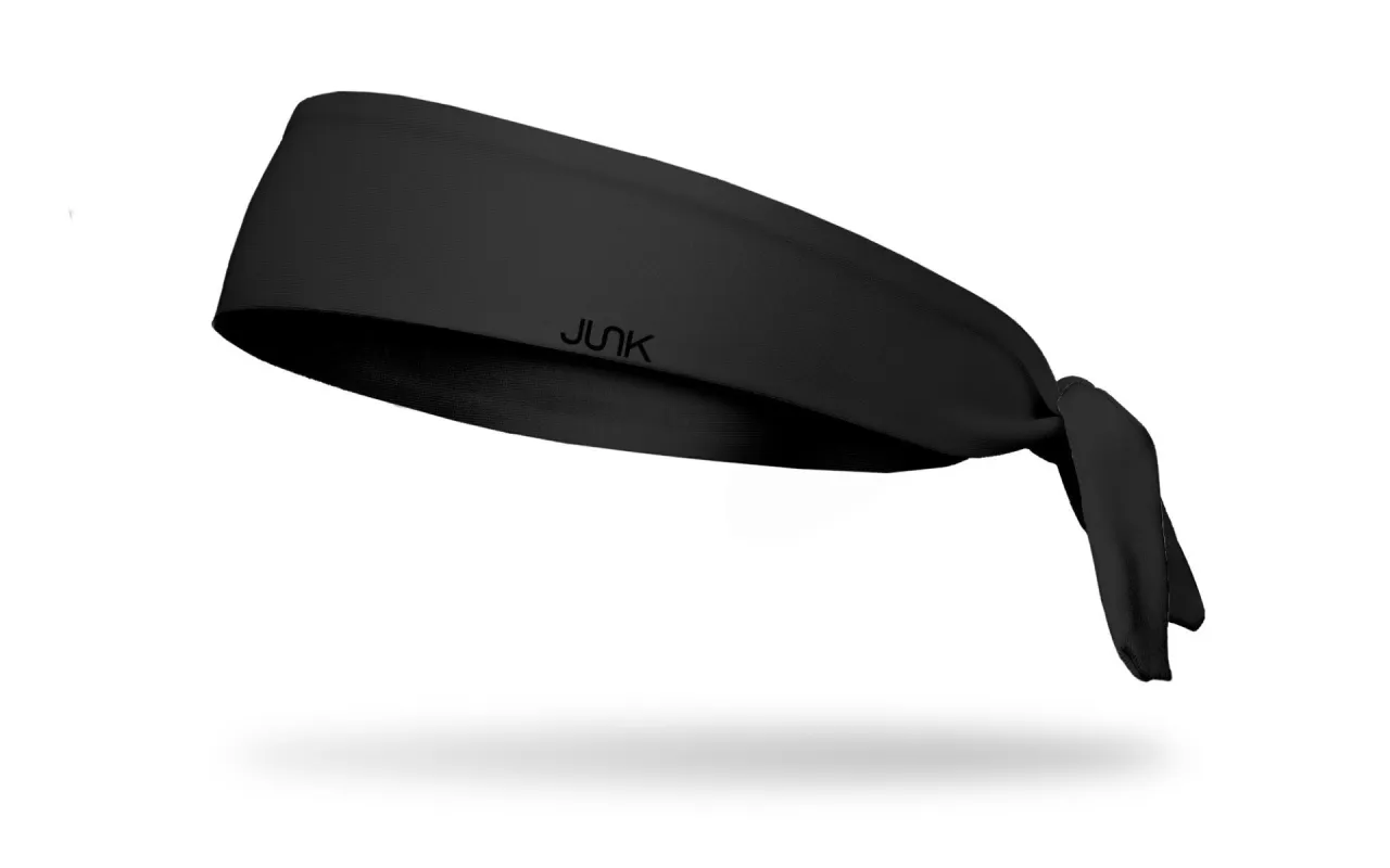 Smoke Gray Flex Tie Headband sold by JUNK Brands